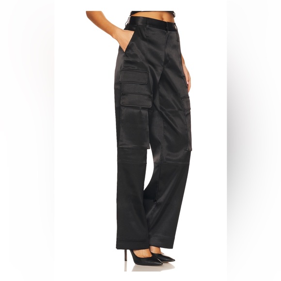 Frame satin cargo pants size 00. - Picture 2 of 3